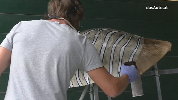 First stripes are created