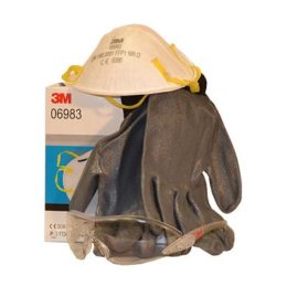 Sicherheitsset klein Handschuh, Schutzbrille, Schutzmaske