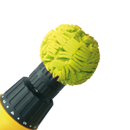 MTS polishing ball, yellow, Ø 6.98 cm, coarse 690G-1/2